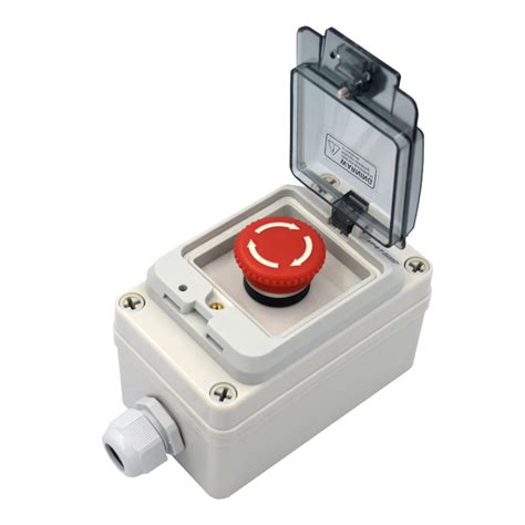 1 gang e-stop box metal|nema 6p e stop box.